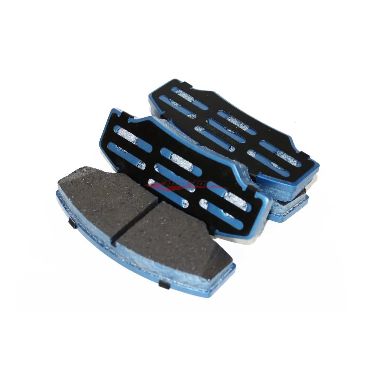 Attkd Sports Compound Brake Pads - Attkd Small 6 & 4 Piston Rear Brake Caliper (Blue) 1