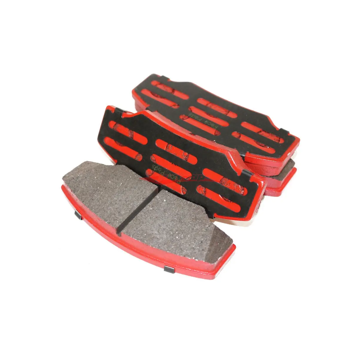 Attkd Track Compound Brake Pads - Attkd Small 6 & 4 Piston Rear Brake Caliper (Red) 1