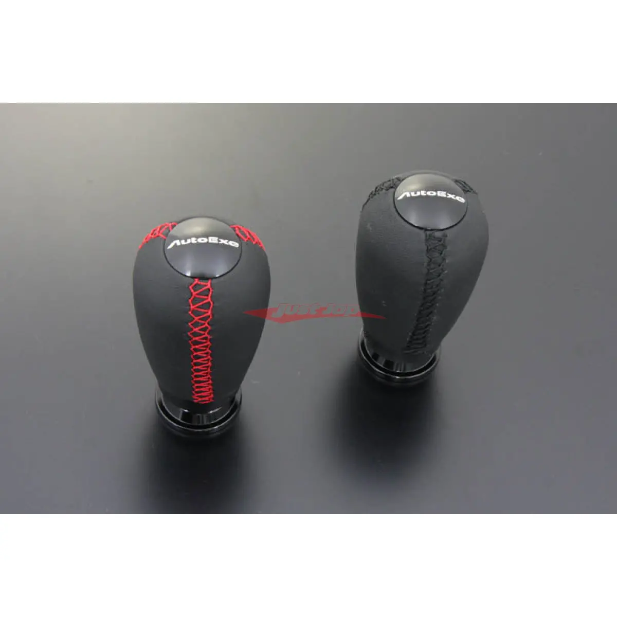 Autoexe Genuine Leather Gear Shift Knob - Black Stitch Manual Transmission (M10 X 1.25) 1