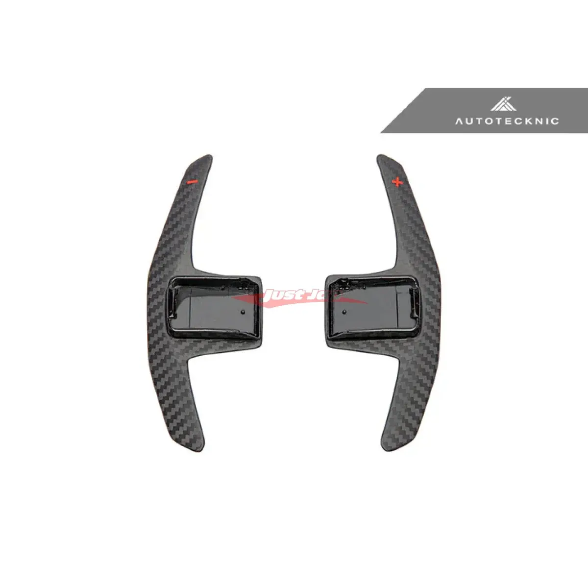 Autotecknic Pre-Preg Dry Carbon Competition Shift Paddles (Matte / Red) Fits Nissan R35 Gtr 2017+ 1