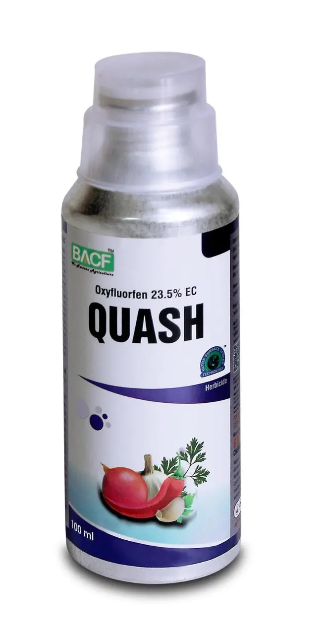 Bacf Quash Herbicide (Oxyfluorfen 23.5% Ec) – Controls Broadleaf And Grass Weeds 1