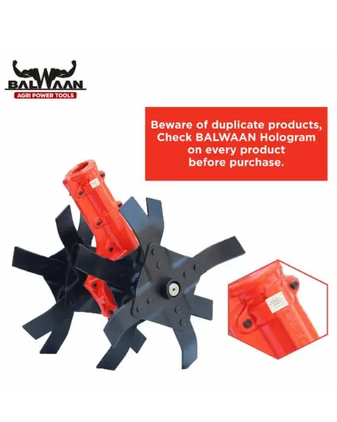 Balwaan Tiller Attachment 26Mm S Type 28Cm(11 Inch) - Heavy 1