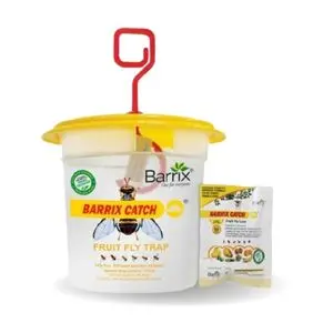 Barrix Catch Fruit Fly Lure + Trap – Eco-Friendly Trap For Fruit Flies 1