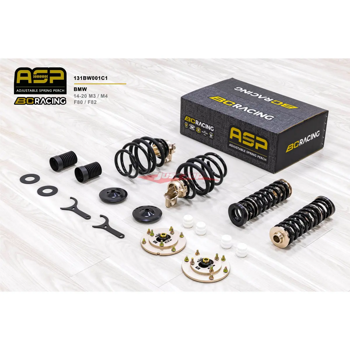 Bc Racing Asp Adjustable Spring Perch Fits Bmw M3/M4 (3-Bolt) F80/F82 14 - 18 (With Front Camber) 1