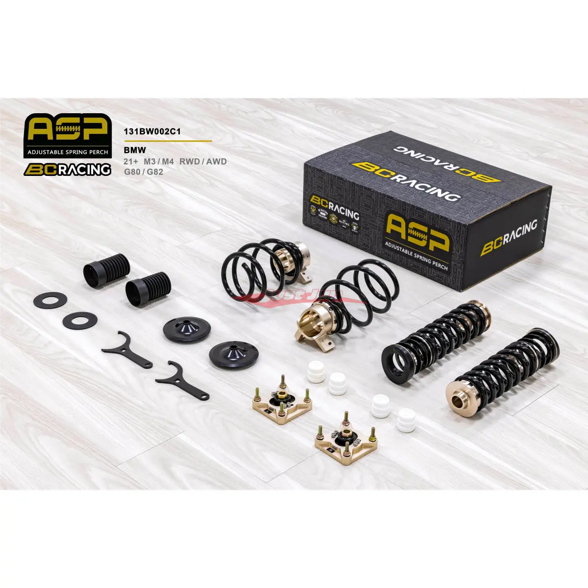 Bc Racing Asp Adjustable Spring Perch Fits Bmw M3/M4 G80/G82 21 - Current (With Front Camber) 1