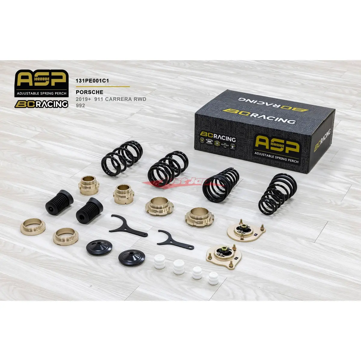 Bc Racing Asp Adjustable Spring Perch Fits Porsche 911 Carrera Rwd 992 19 - Current (With Front Camber) 1