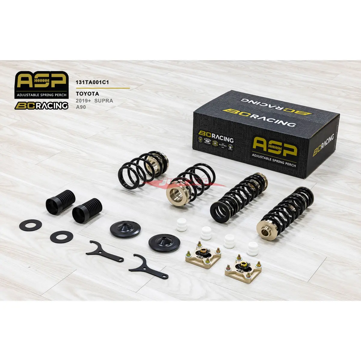 Bc Racing Asp Adjustable Spring Perch Fits Toyota Supra A90 19 - Current (With Front Camber) 1