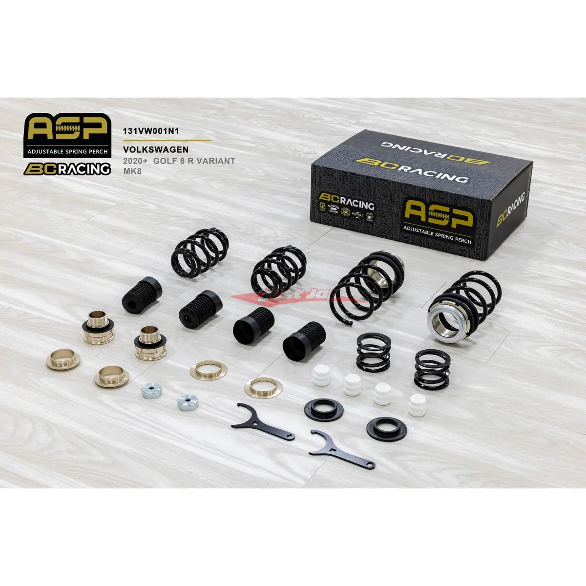 Bc Racing Asp Adjustable Spring Perch Fits Vw Golf Viii R Variant Mk8 20 - Current 1