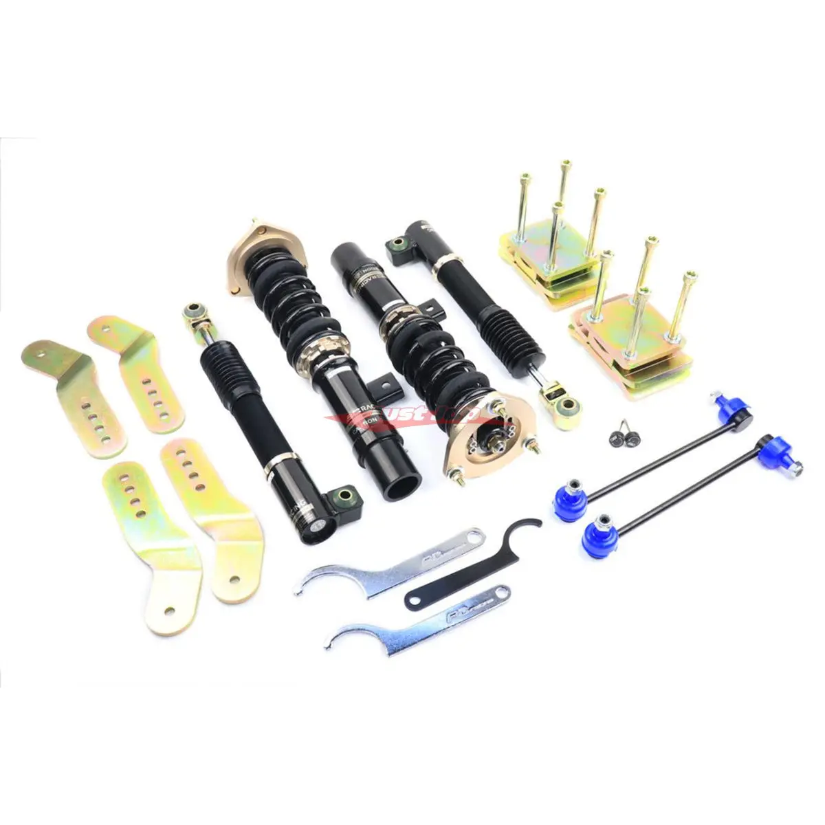 Bc Racing Coilover Kit Br-Ra Fits Vw Caddy Panel Van (Strut 49.5) Fwd 2K 10 - 20 1
