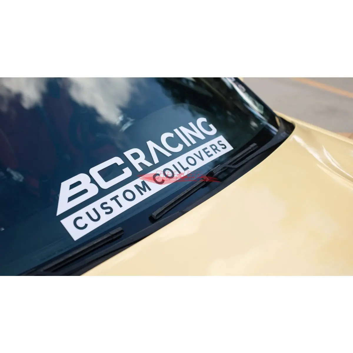 Bc Racing Custom Coilovers Decal / Sticker - Large 380Mm X 60Mm 1