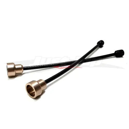 Bc Racing Flexible Rear Damper Extender Set 250Mm (Gold) Fits Br/Ds/Rm Design 1
