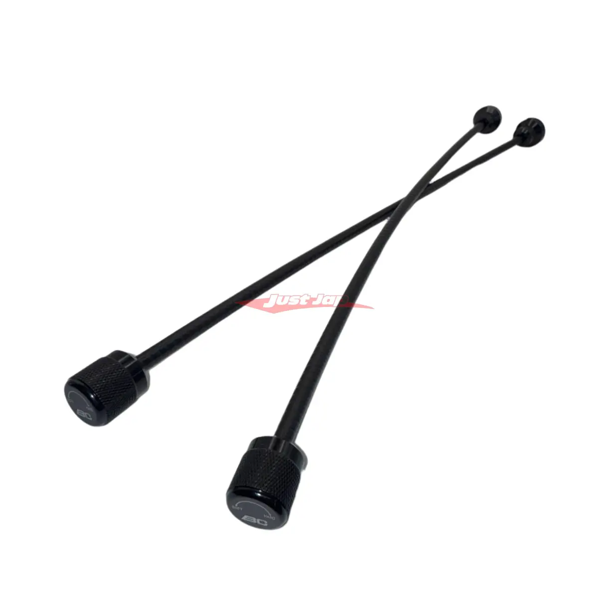 Bc Racing Flexible Rear Damper Extender Set 300Mm (Black) Fits Bc Racing V1/Er/Hm/Zr/Zx Series 1
