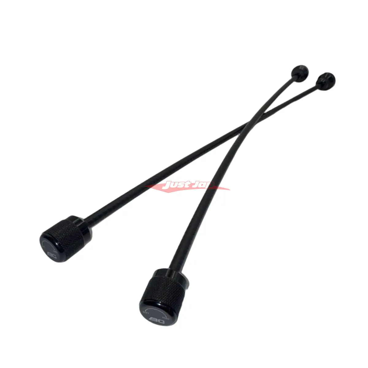 Bc Racing Flexible Rear Damper Extender Set 450Mm (Black) Fits Bc Racing V1/Er/Hm/Zr/Zx Series 1