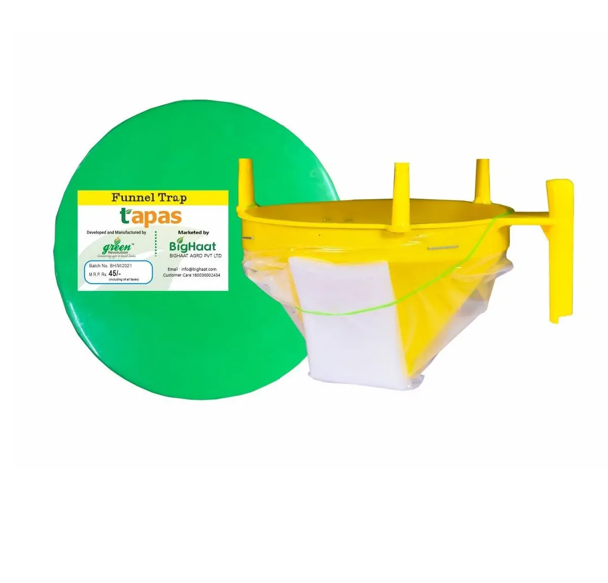 Funnel Trap- Eco-Friendly Trap To Control Borers, Caterpillars & Bollworms | Tapas 1