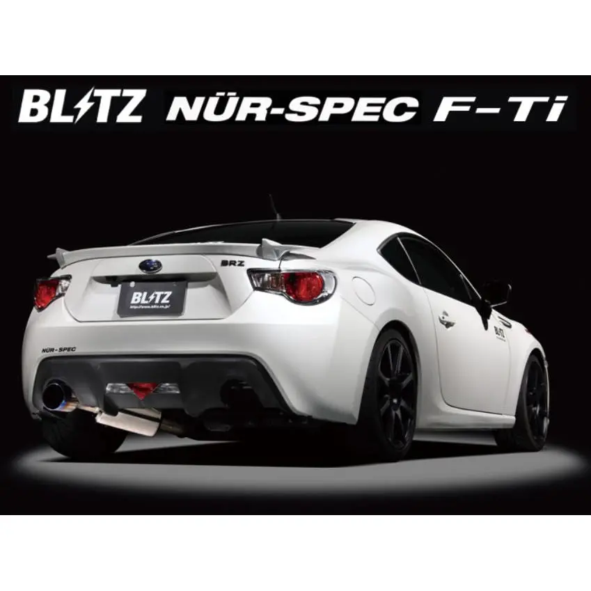 Blitz Nur Spec F-Ti Exhaust System Fits Toyota Gt86 & Subaru Brz Fa20 1