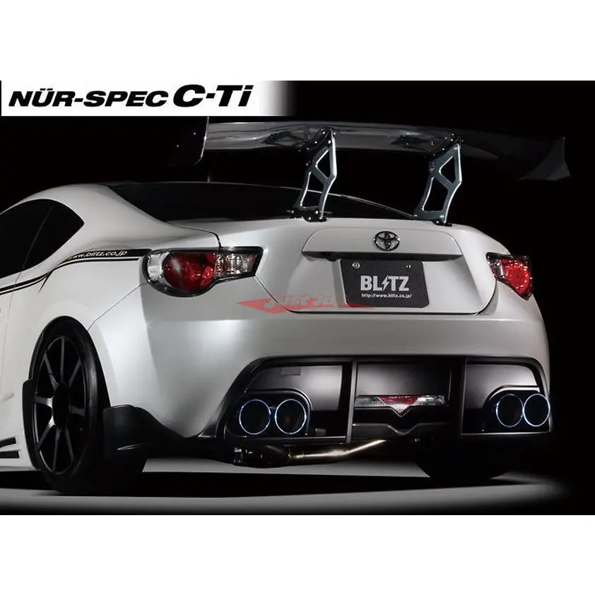 Blitz Nur-Spec Vsr Quad Outlet Exhaust System Fits Toyota 86 (Trd Bumper) 1
