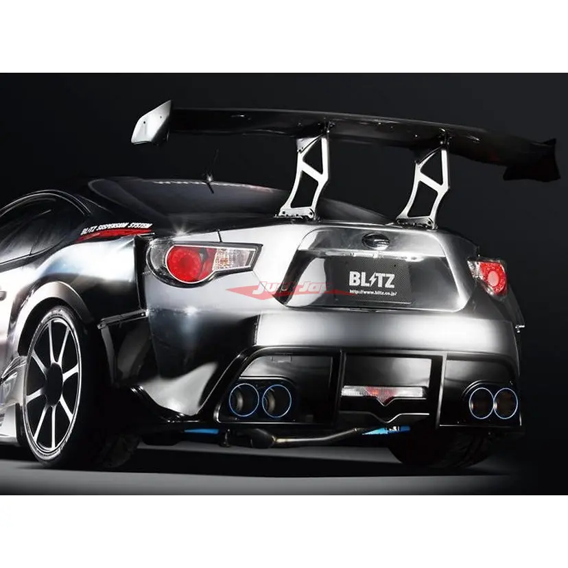Blitz Nur-Spec Vsr Quad Outlet Exhaust System & Frp Diffuser Fits Toyota 86/Subaru Brz 1