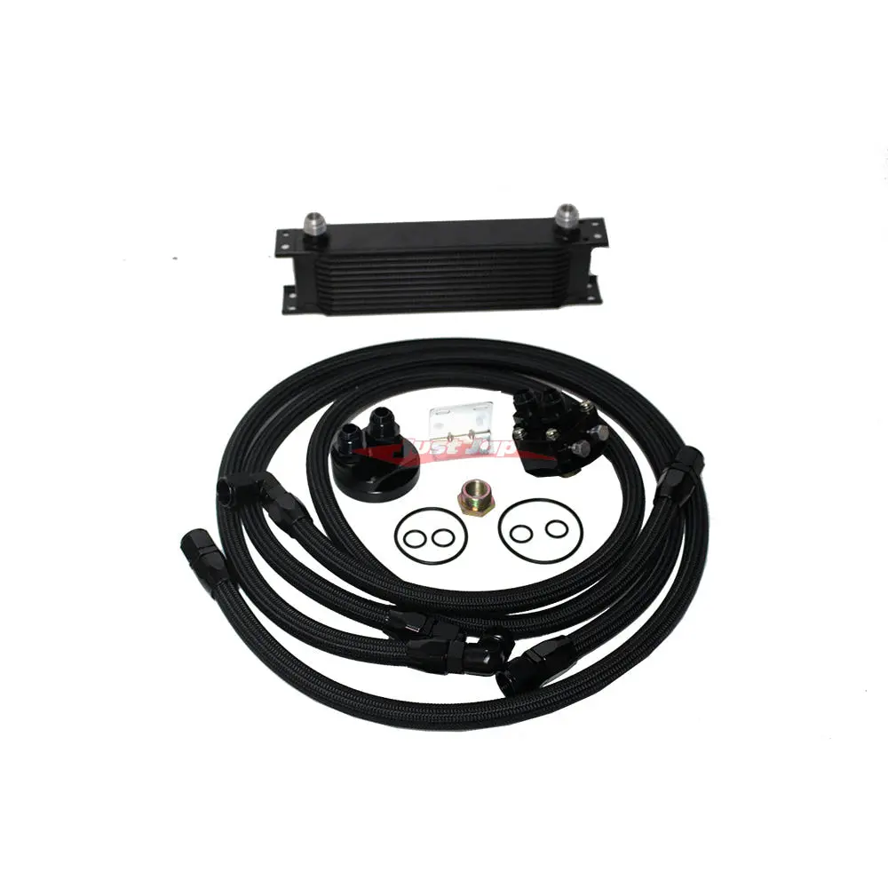 Cooling Pro 11 Row Engine Oil Cooler & Oil Filter Relocation Kit 1