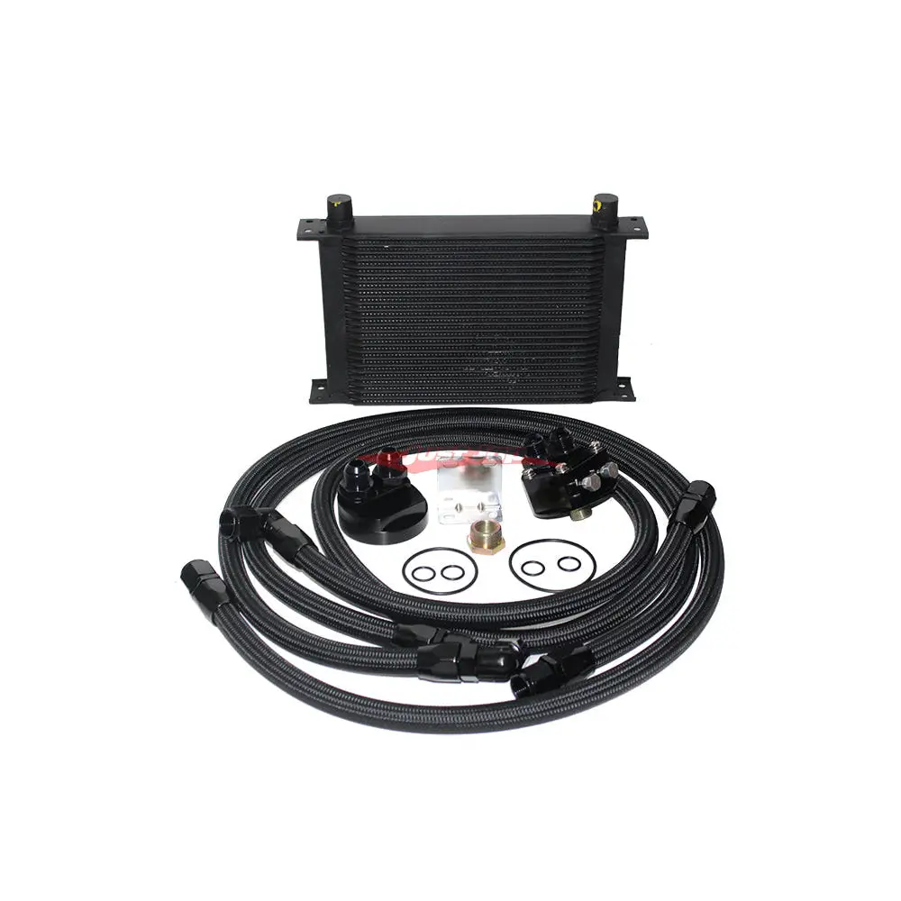 Cooling Pro 25 Row Engine Oil Cooler & Oil Filter Relocation Kit 1