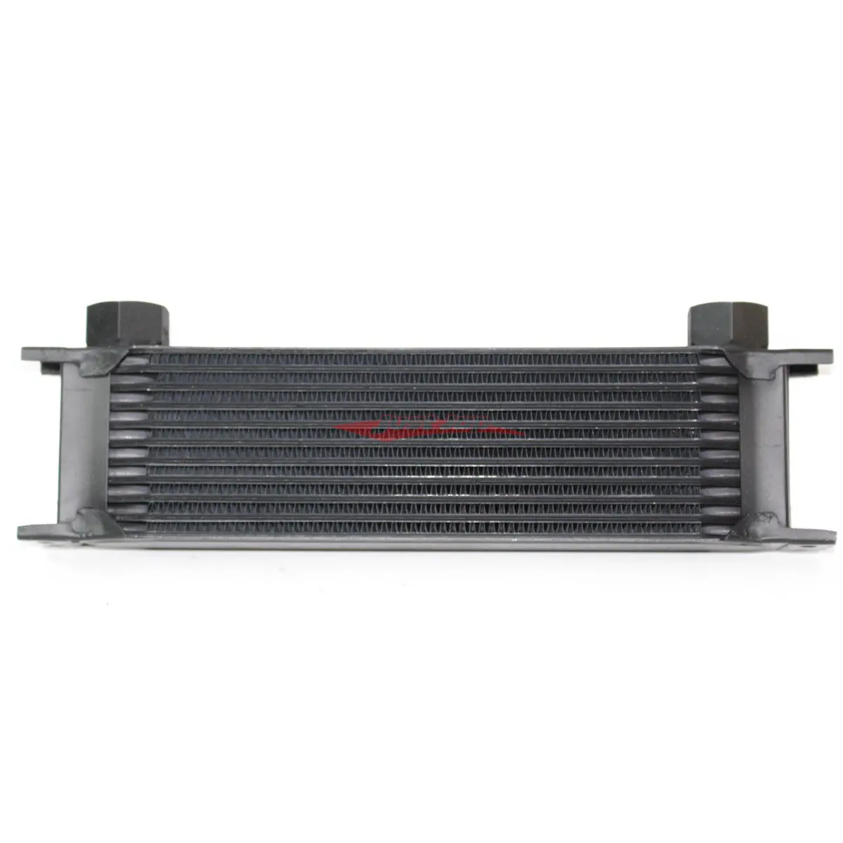 Cooling Pro Oil Cooler - 11 Row Heavy Weight Black -10 Female Outlet (285X80 Core Size) 1