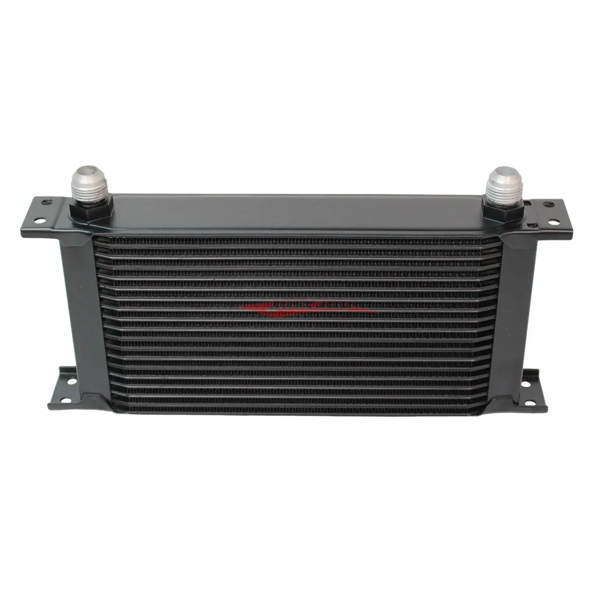 Cooling Pro Oil Cooler - 19 Row Heavy Weight Black -10 Outlets (285X135 Core Size) 1