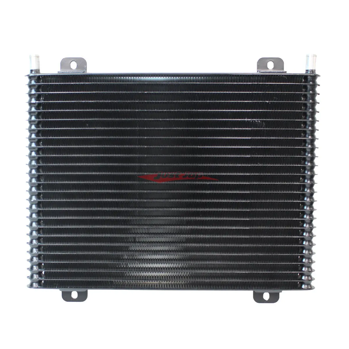 Cooling Pro Oil Cooler - 25 Row Black With 15Mm Hose Tail Outlets (460X350 Core Size) 1