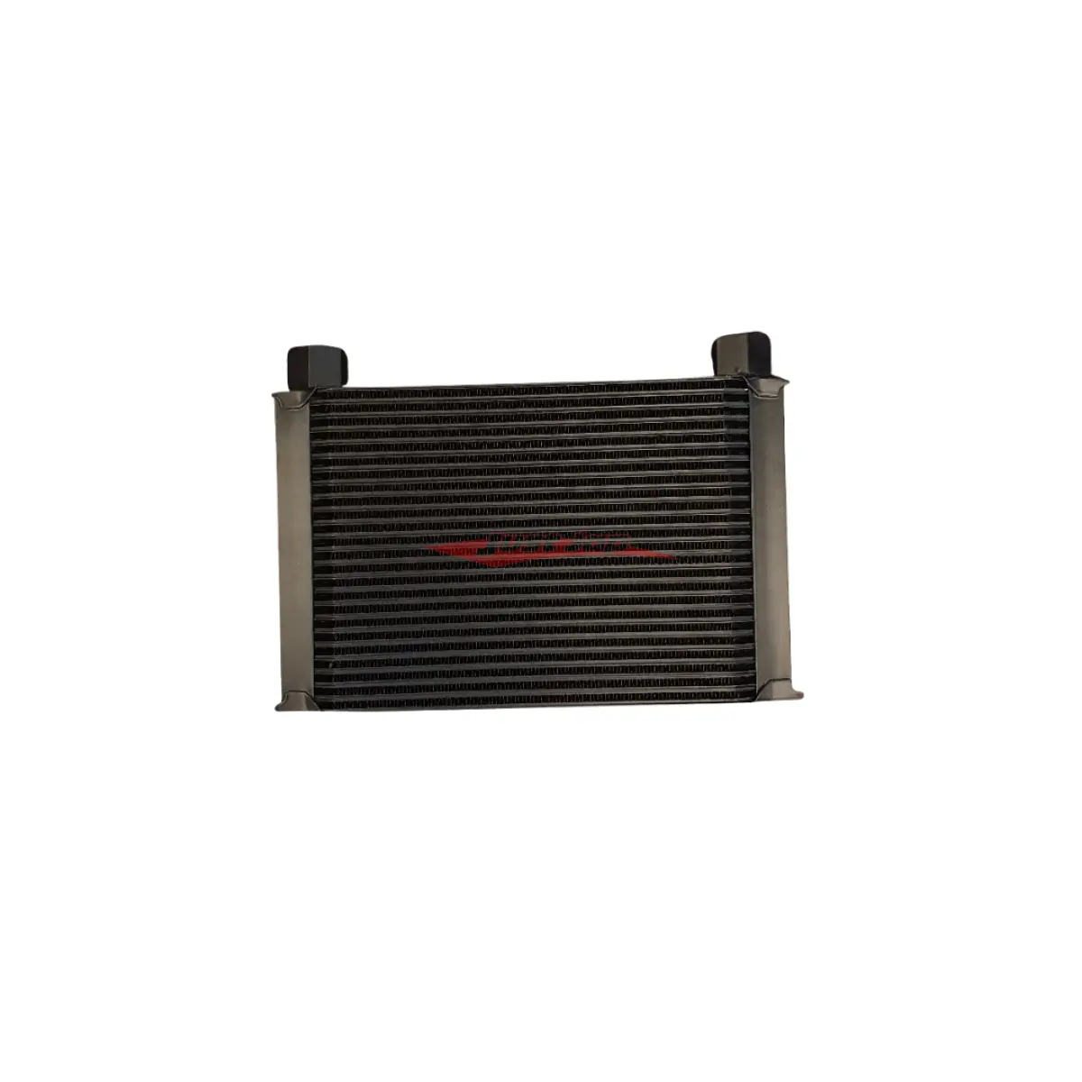 Cooling Pro Oil Cooler - 25 Row Heavy Weight Black -10 Female Fittings (285X185 Core Size) 1