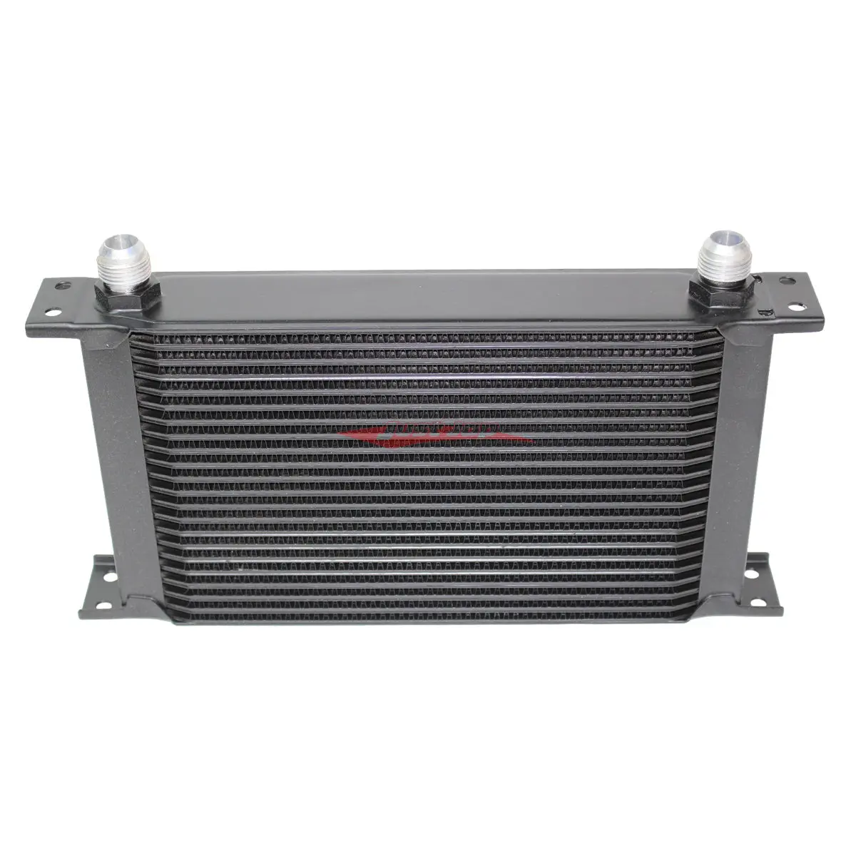 Cooling Pro Oil Cooler - 25 Row Heavy Weight Black -10 Outlets (285X185 Core Size) 1