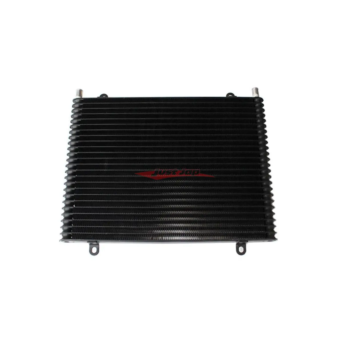 Cooling Pro Oil Cooler - 26 Row Black With 20Mm Hose Tail Outlets (300X350 Core Size ) 1
