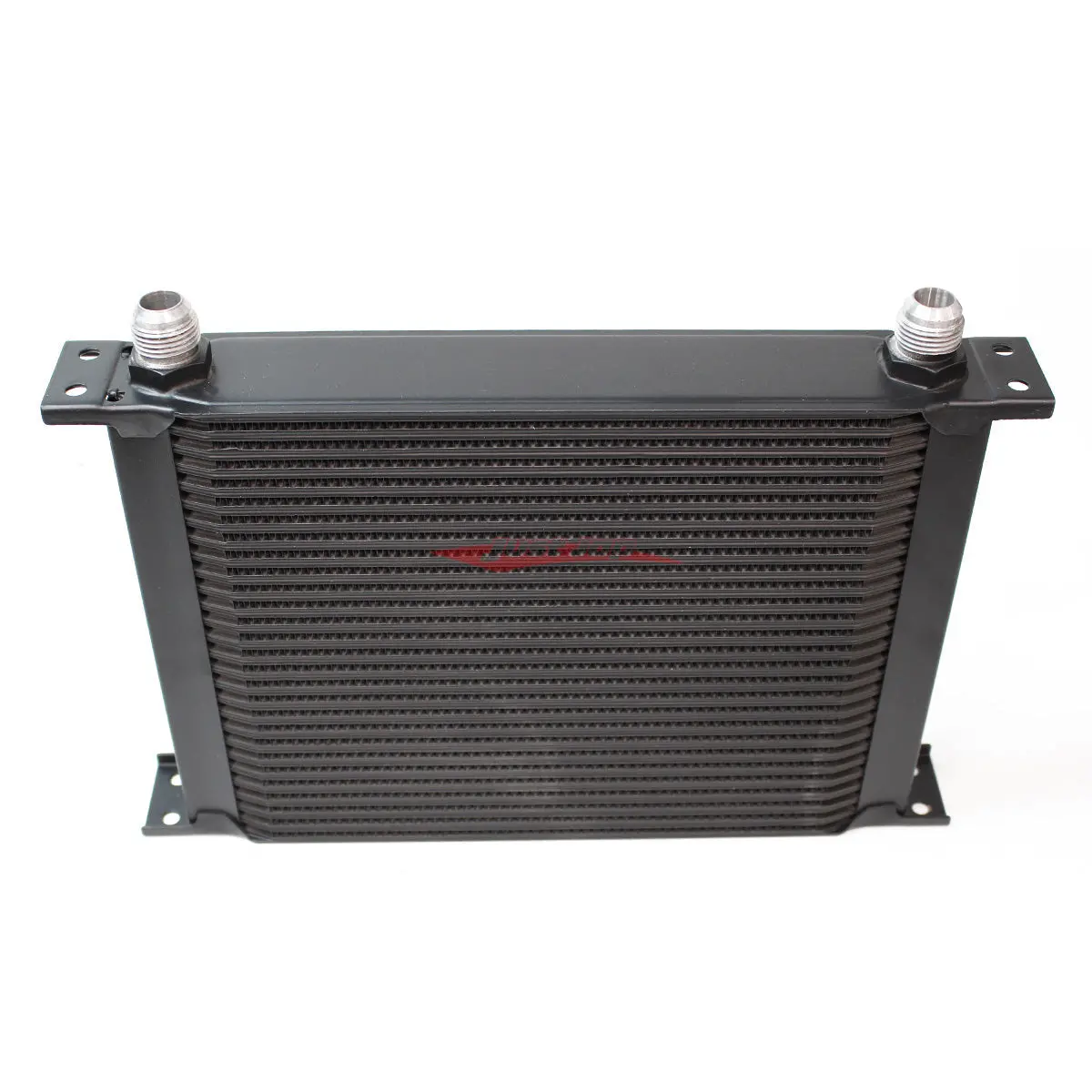 Cooling Pro Oil Cooler - 28 Row Heavy Weight Black -10 Outlets (285X225 Core Size) 1