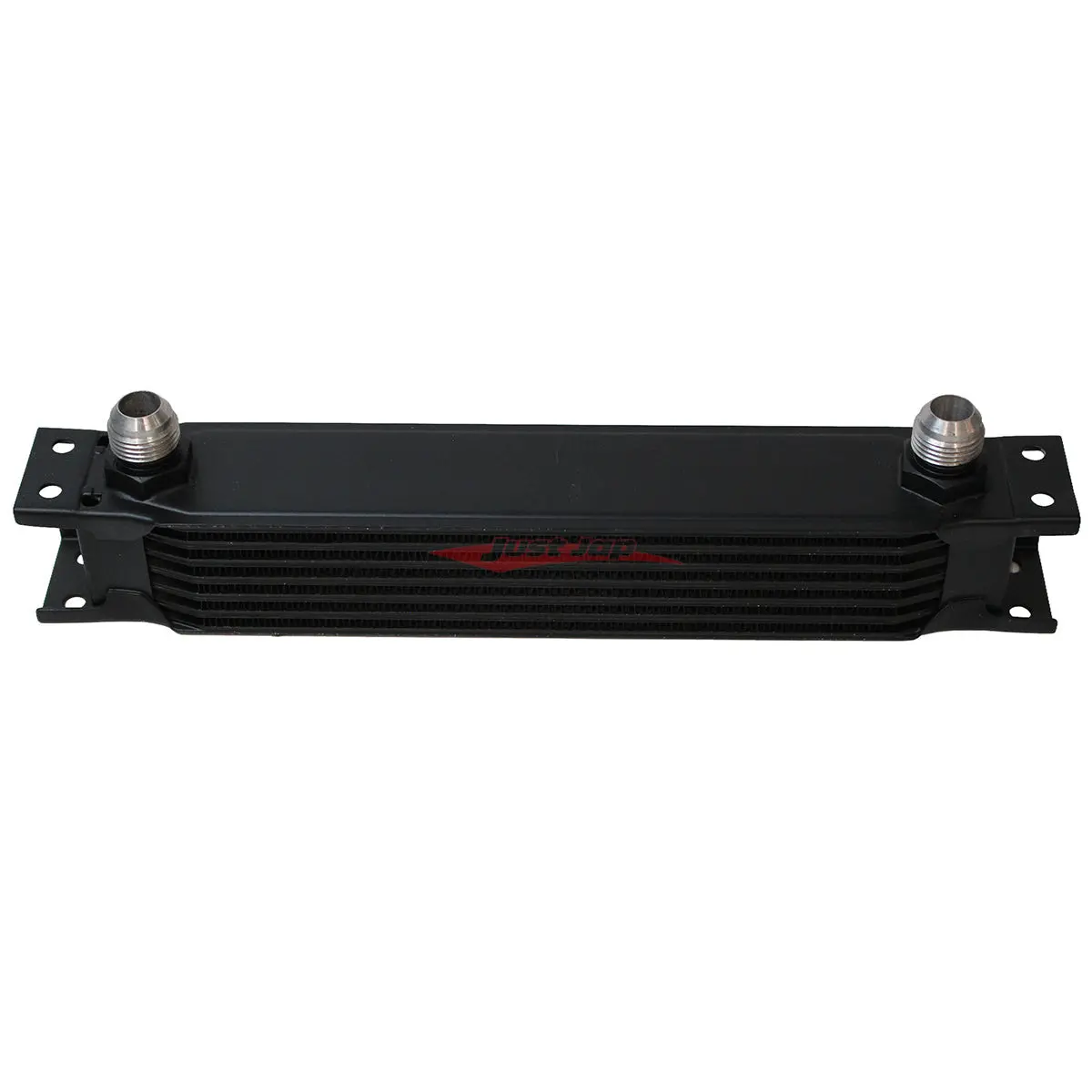 Cooling Pro Oil Cooler - 7 Row Hw Black - 10 Outlets (285X50 Core Size) 1