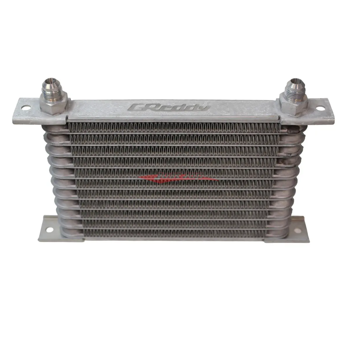 Cooling Pro Oil Cooler Greddy Style - 12 Row Light Weight Silver -8 Outlets (250X160 Core Size) 1