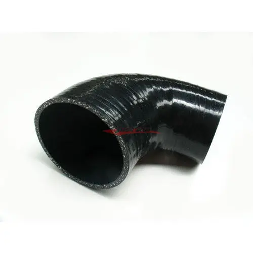 Cooling Pro Silicone 3 Inch / 76Mm To 4 Inch / 102Mm Stepped 90 Degree Bend Elbow Hose 1