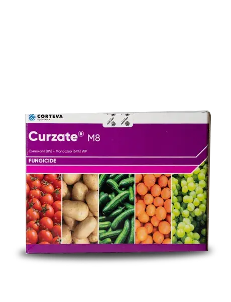 Curzate Fungicide (Cymoxanil 8% + Mancozeb 64% Wp) For Late Blight, Downy Mildew & Gummosis 1
