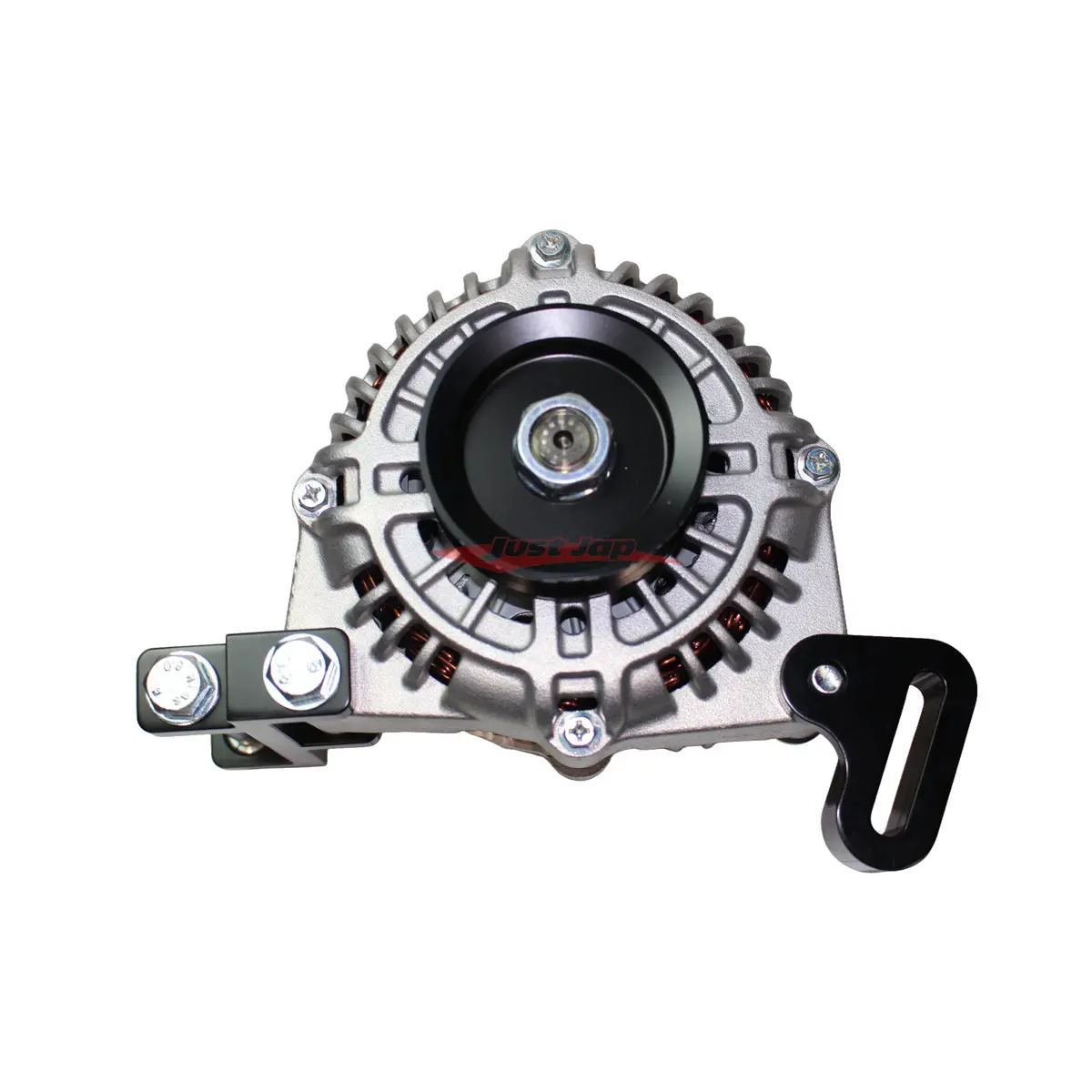 Ls1 Bosch 12V 140 Amp Alternator & Cwc Sr Twin Cam Billet Conversion Kit (Black) Fits Nissan Sr20 1