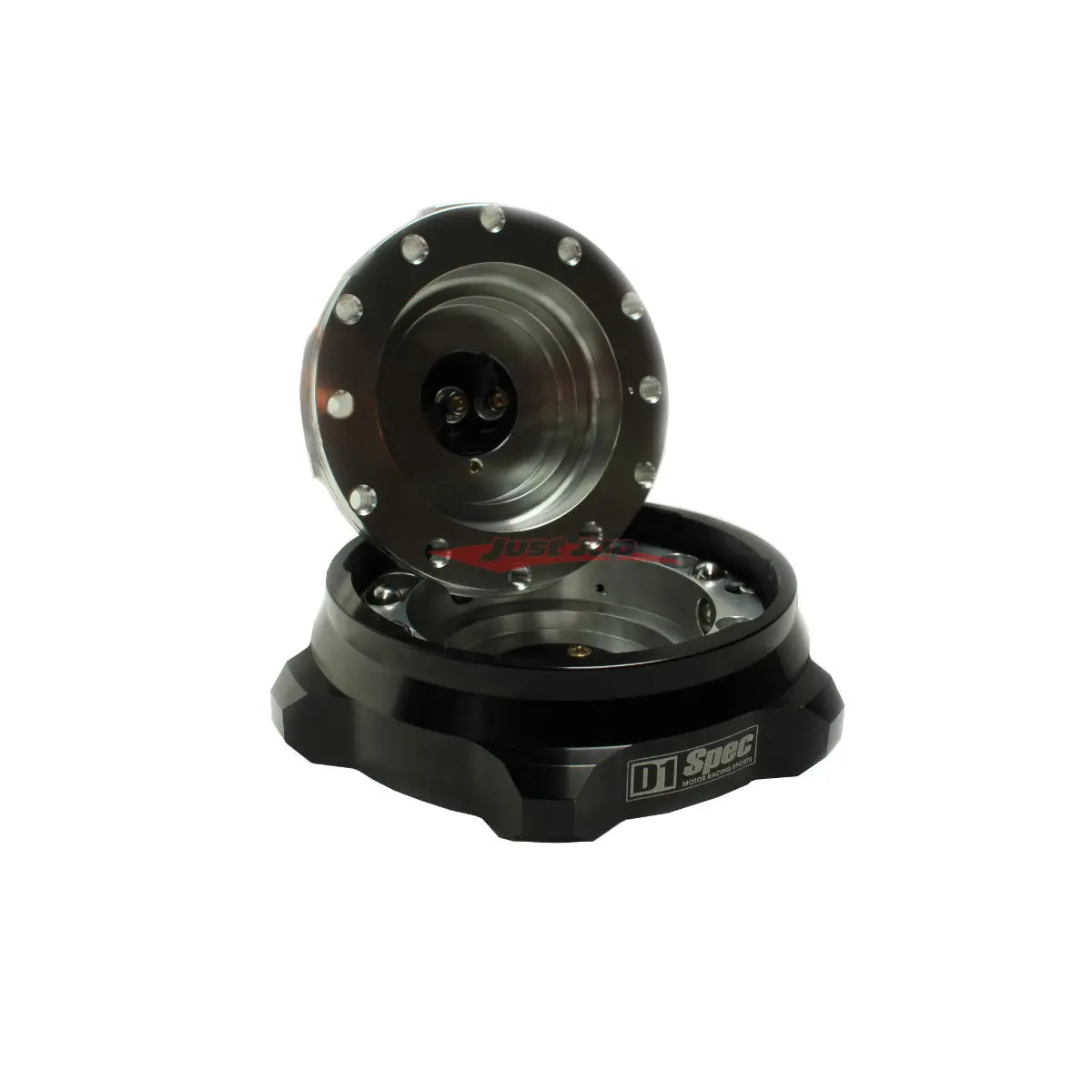 D1 Spec Slim Steering Wheel Quick Release - Black 1