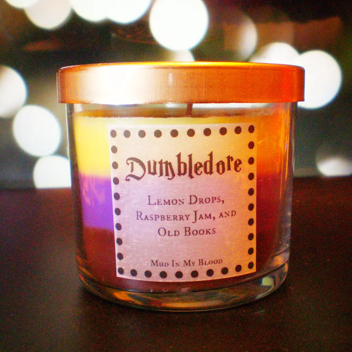 Headmaster Scented 4Oz Candle- Lemon Drops, Raspberry Jam, Old Books 1