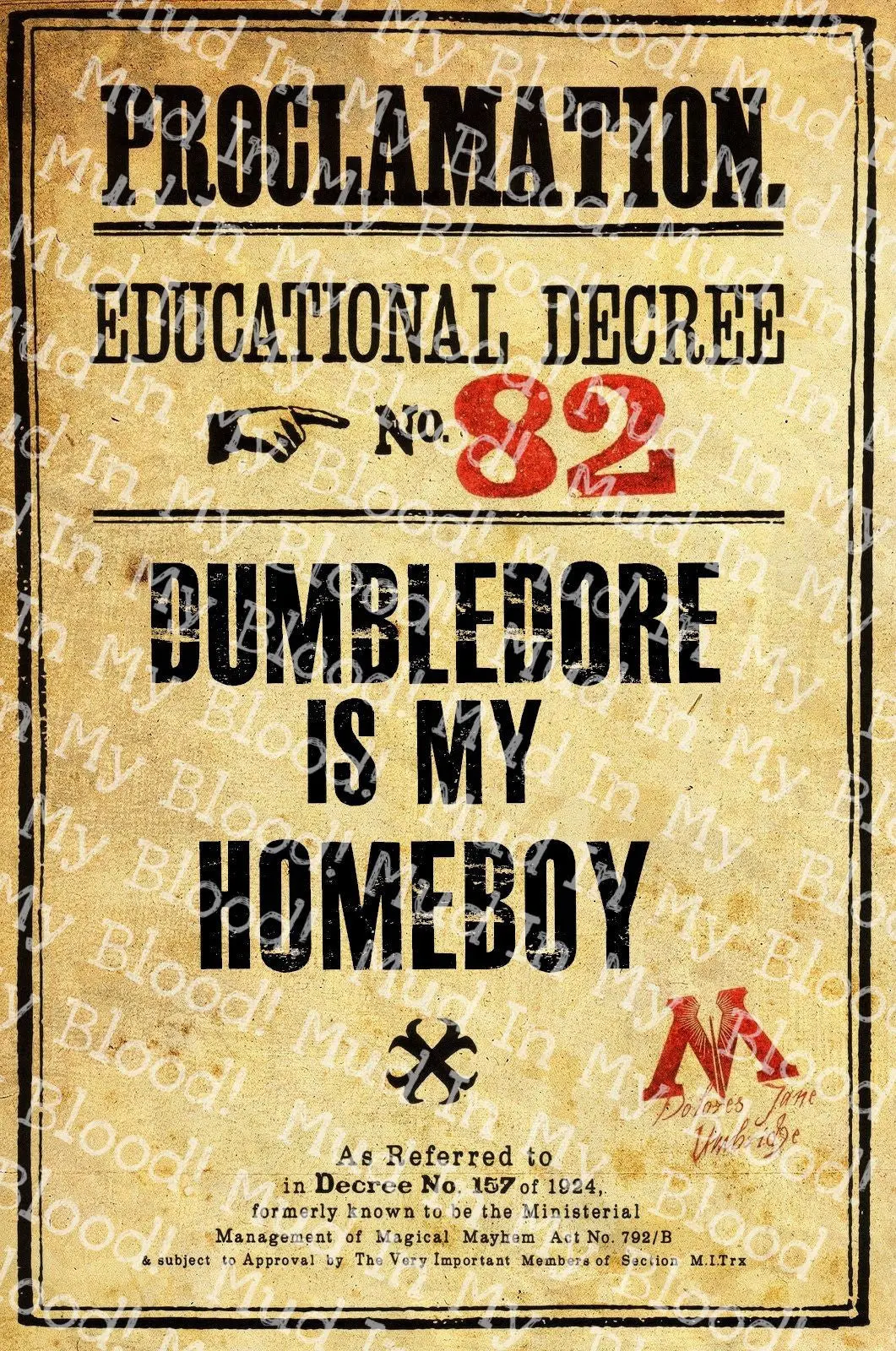 Homeboy Decree Poster 1