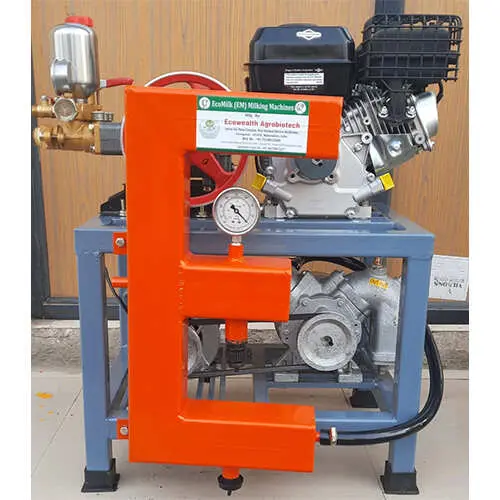 Ecomilk (Em) 03 Double Power Single Bucket Milking Machine (Fixed)-Without Engine 1