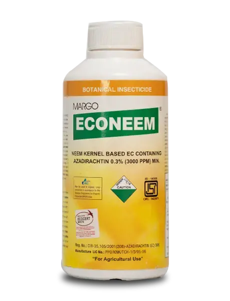 Econeem - Azadirachtin 3000 Ppm (0.3%) Ec-Biopesticide – Neem Based Pest Control For All Crop Stages 1