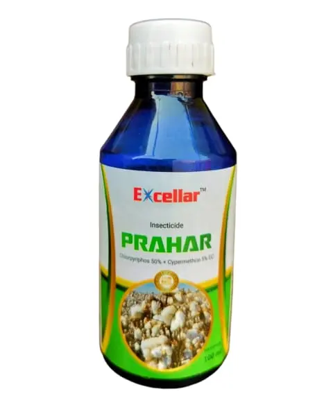 Excellar Prahar Insecticide (Chlorpyrifos 50% + Cypermethrin 05% Ec) 1