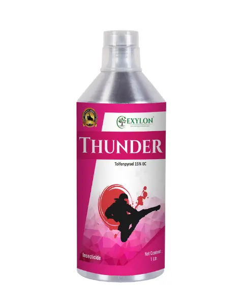 Exylon Thunder (Tolfenpyrad 15% Ec) – Effective Pest Control For Groundnut, Chilli, Vegetables 1