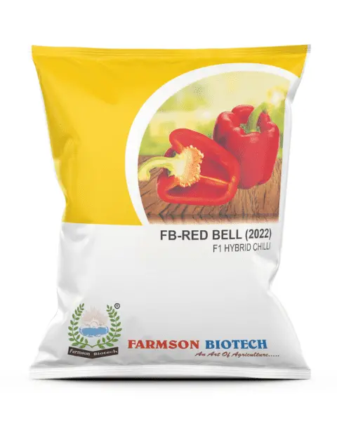 Fb - 2022 (Red Bell) F1 Hybrid Capsicum Seeds 1