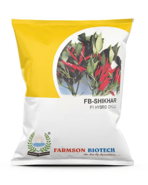 Farmson Shikhar F1 Hybrid Chili Seeds (Upright) 1