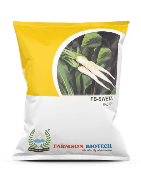 Farmson Sweta F1 Hybrid Radish Seeds 1