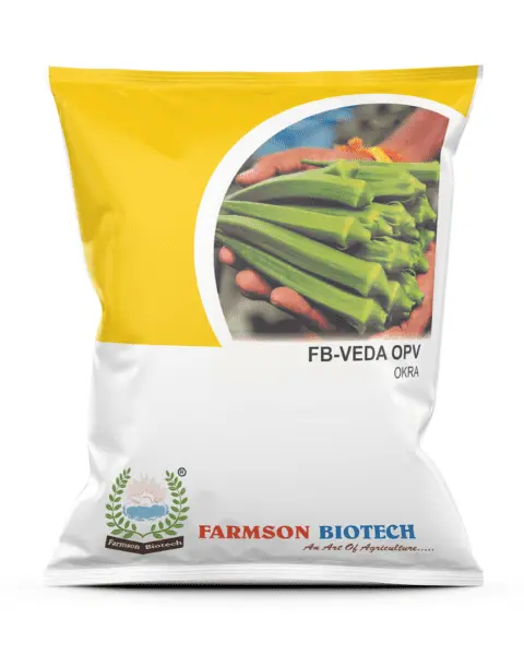 Veda Research Okra Seeds - Medium Tall, Yvmv Resistant, High Yield 1