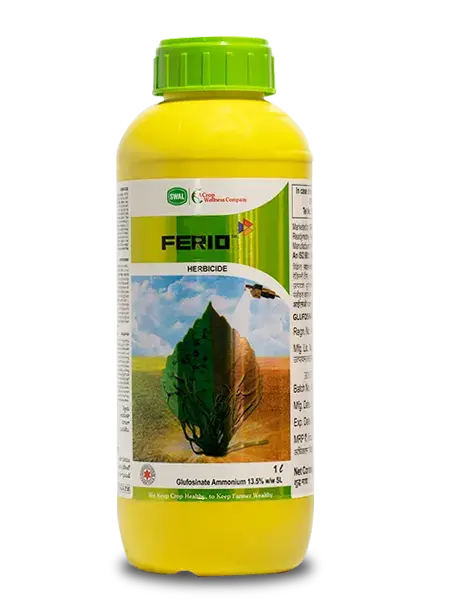 Ferio Herbicide (Glufosinate Ammonium 13.5% Sl) - Non-Selective Weed Control In Tea & Cotton 1