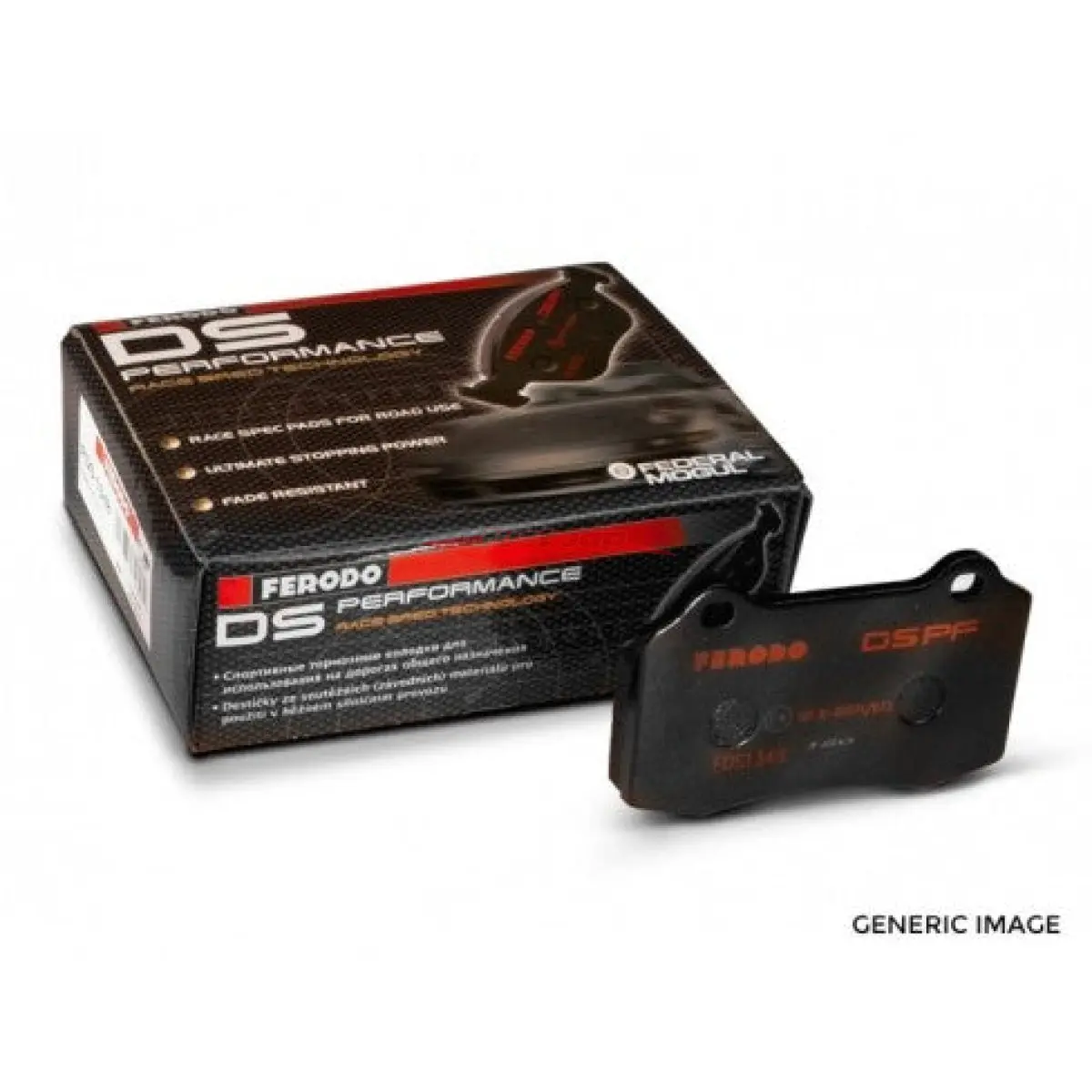 Ferodo Brake Pad - Performance Ds Rear Setfits Nissan R35 Gtr 2011 To Current 1