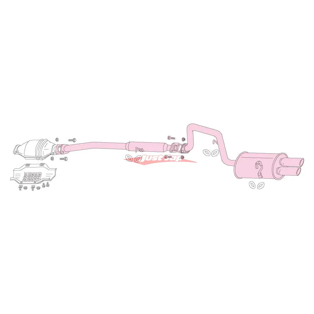 Fujitsubo Legalis R Exhaust System Fits Toyota Corolla Ae86 (4A-Ge) 1