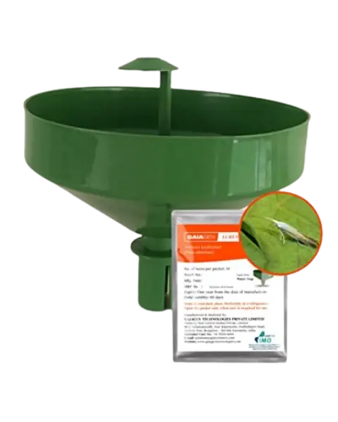Gaiagen Tomato Leafminer Lure Combo Pack - Pheromone Lure For Tomato Leafminer (Tuta Absoluta) & Insect Water Trap 1